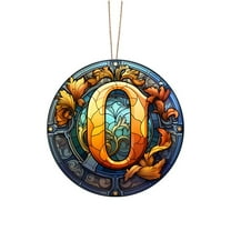 Cheapark Personalized Letter Christmas Ornaments - Customized Initial Name Decor for Family Souvenirs & Gifts