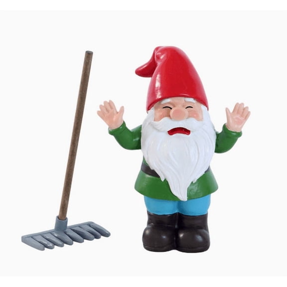 Cheapark Resin Gnome Figurine Statue Multipurpose Indoor And Outdoor Garden Display Decor Gift
