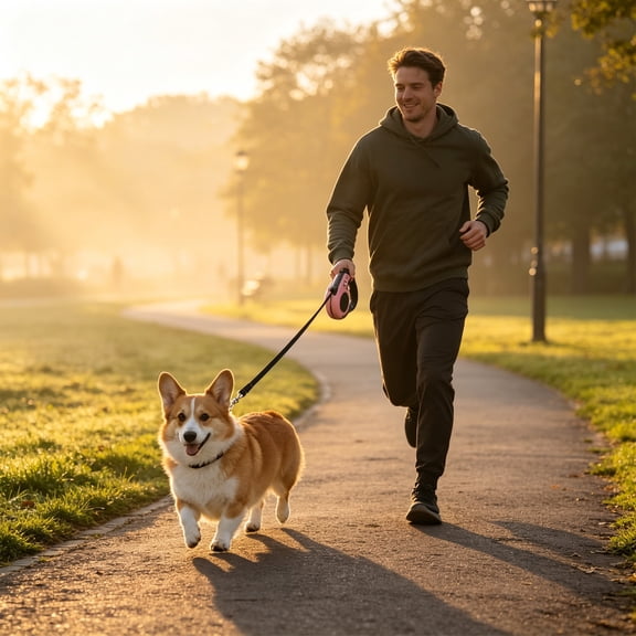 Cheapark Retractable Dog Leash Auto Extend Pet Lead for Walking Training Heavy Duty Tangle Free Pet Accessory Gift