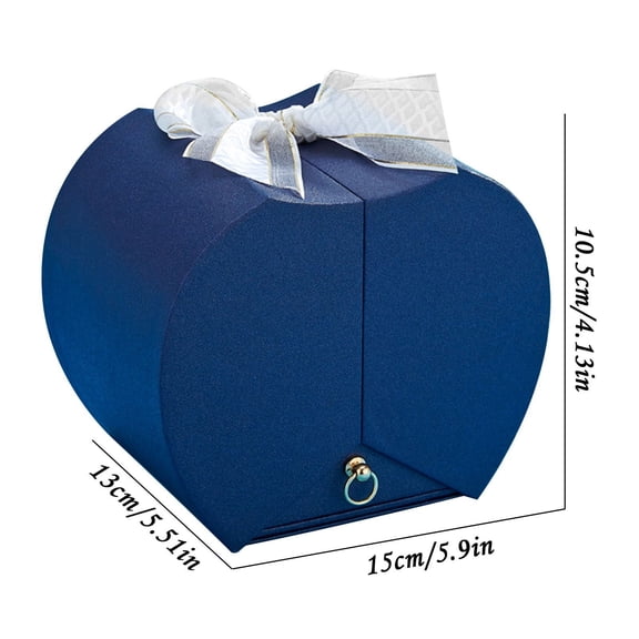 Cheapark Rose-Design Jewelry Box - Elegant Storage for Necklaces & Rings, Perfect Valentines Day, Christmas & Birthday Gift for Loved Ones