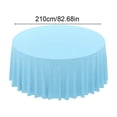 thumbnail image 1 of Cheapark Round Party Tablecloth Large Size Festive Table Cover 82.68 Inch Diameter Soft Fabric Table Cover For Home Gathering Party Daily Festival Dining Table Layout Decor Gift, 1 of 6