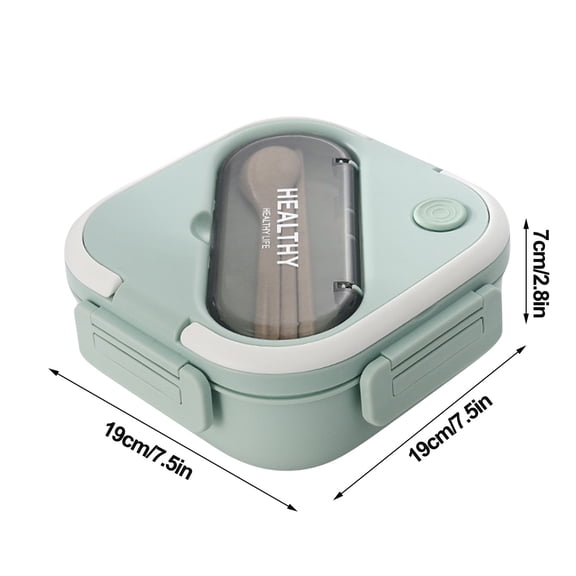 Cheapark Salad Lunch Box With Divided Compartments, Bento Box Lunch Box For Adults, Sustainable, Leak Proof, Dishwasher Safe