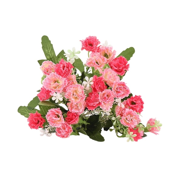 Cheapark Simulated Soap Carnation Flower Bouquet Everlasting Preserved Dried Flower Bouquet for Home Table Decor Holiday Gift Wedding Party Decor