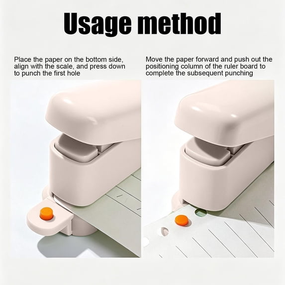Cheapark Six Hole Portable Labor Saving Manual Paper Punch Equipment Gift