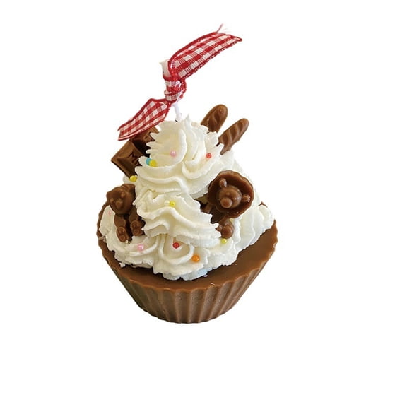 Cheapark Small Bear Shaped Scented Candle Cute Figurine Heart Warming Birthday Graduation Holiday Souvenir Friend Gift