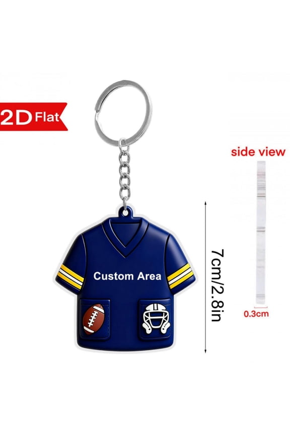 Sports Ball Game Acrylic Keychains - Athlete Thank You Gifts for Men & Women, Cheerleading & Sports Enthusiast Accessories for Birthdays & Holidays
