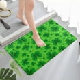 thumbnail image 1 of Cheapark St. Patrick's Day Door Mat Front Door Mat Bath Rug Super Absorbent Quick Dry Rubber Backing Non Slip Washable 16x24 Inches Green, 1 of 6