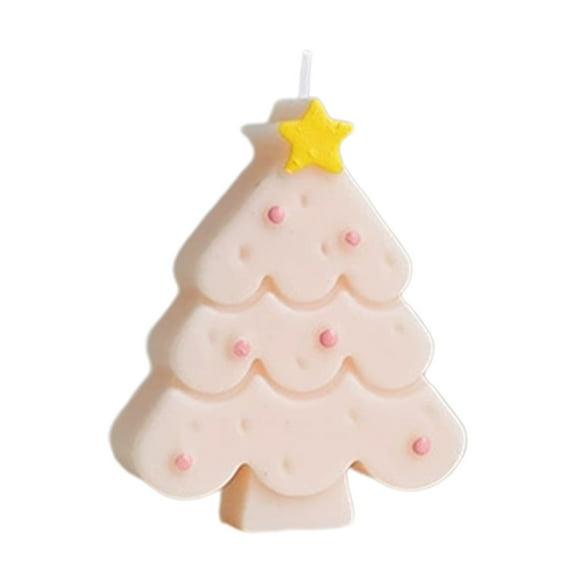 Cheapark Star-Shaped Christmas Tree Scented Candle - Aromatic Decor For Home Desktop & Shelf, Enhancing Christmas Holiday Ambiance