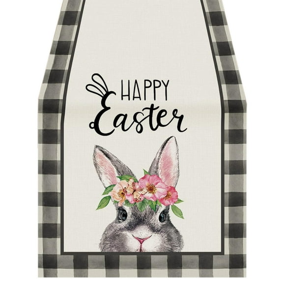 Cheapark Super Soft Easter Day Table Runner For Catering Wedding Kitchen Party Holiday Picnic Home Decor 13x72 Inches