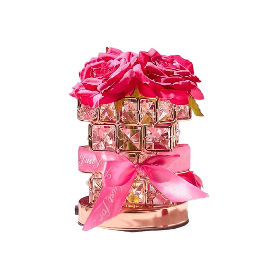 Cheapark USB Rose-Shaped LED Night Light - Soft Glow Table Lamp, Romantic Valentines Day Gift & Decorative Accent for Bedroom, Living Room & Desktop Ambiance