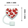 thumbnail image 1 of Cheapark Valentine's Day Straw Stopper - Love-Themed Accessory for Drinks, Practical Reusable Design, Cute Addition to Romantic Dinners Parties, 1 of 4