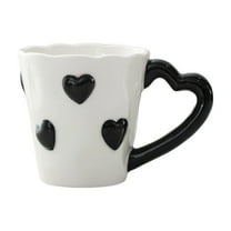 Cheapark Valentines Day Couple Mug Set - Romantic Themed Cups for Gift Gift Opening Activities, Ideal Present for Lovers & Holiday C