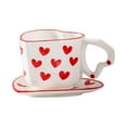 thumbnail image 1 of Cheapark Valentines Day Couple Mug Set - Romantic Themed Cups for Gift Gift Opening Activities, Ideal Present for Lovers & Holiday C, 1 of 6