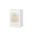 thumbnail image 1 of Cheapark Valentines Day Flower Tote Bag - Transparent Window Gift Bag, Elegant Present Container for Girlfriend & Loved Ones, 1 of 6