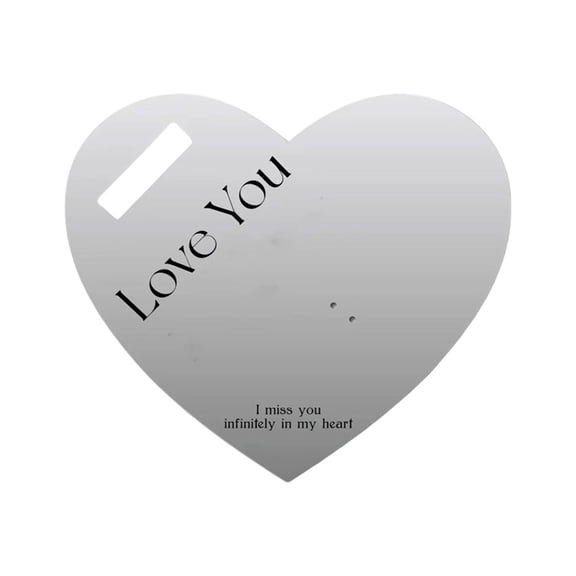 Cheapark Valentines Day Heart-Shaped Card Flower Bouquet - Portable Gift Card Gift with Writeable Message, Romantic Present for W eddings & Anniversaries