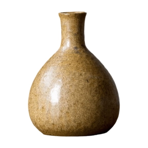 Cheapark Vintage Ceramic Small Vase Decor Mini Floral Container for Home Living Room Tabletop Centerpiece Indoor Daily Decoration