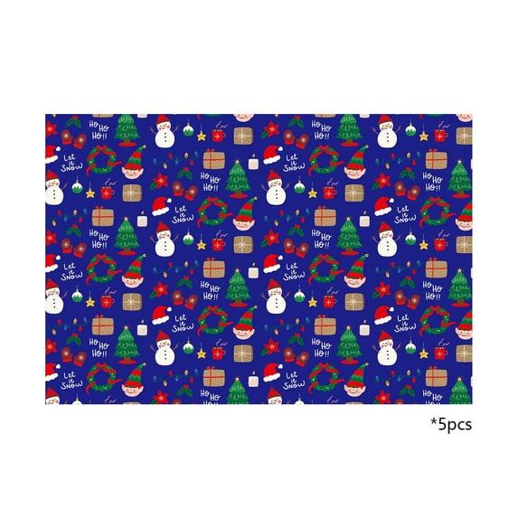 Cheapark Vintage-Style Christmas Wrapping Paper - Thick Kraft Decorative Gift Wrap, Tear-Resistant & Eco-Friendly for Holiday Presents, Tree Decor & Party Favors, Festive Rustic-Chic Designs