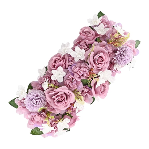 Cheapark Wedding Venue Artificial Silk Floral Arrangements Finished Floral Decor T Table Path Guide Wedding Event Display Accents