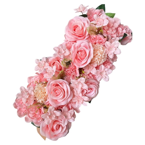 Cheapark Wedding Venue Artificial Silk Floral Arrangements Finished Floral Decor T Table Path Guide Wedding Event Display Accents