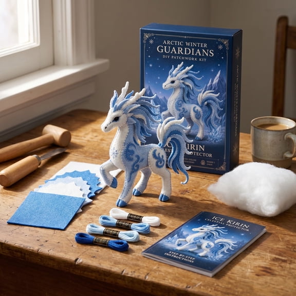 Cheapark Winter Guardian Craft Cold Season Guardian Kit Hand Assemble for Home Decor Holiday Creative Ornament Making Set Gift