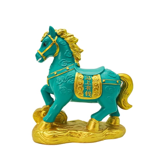 Cheapark Year of Horse Piggy Bank Original Design Lucky Coin Saving Box for Home Desktop Decor Fortune Collection