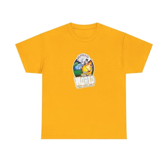 Cheater Flame Boy World Industries 2000s Skateboard Vintage Classic TShirt Print - Gold / 4XL