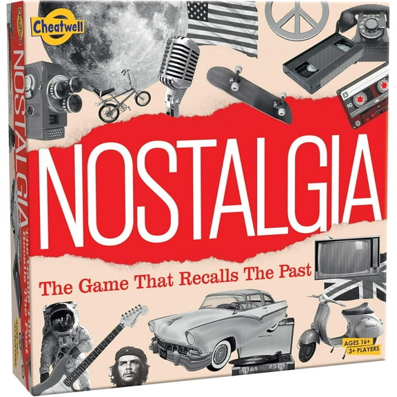 Cheatwell Games Nostalgia Board Game British Quiz Game