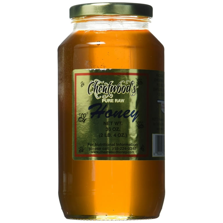 Cheatwood's Pure Raw Honey 36 oz. Jar - Walmart.com