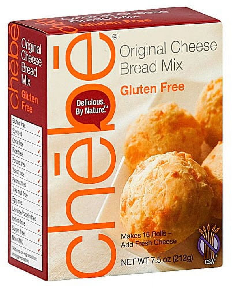 Chebe Bread Original Cheese Bread Mix, Gluten Free, 7.5 Oz Bags