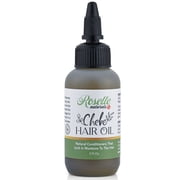 Roselle Naturals Chebe Hair Oil with Chadian Chebe Powder, 2oz