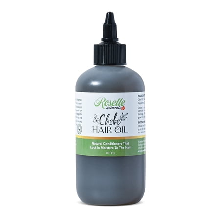 Roselle Naturals Chebe Hair Oil with Chebe Powder, 8oz