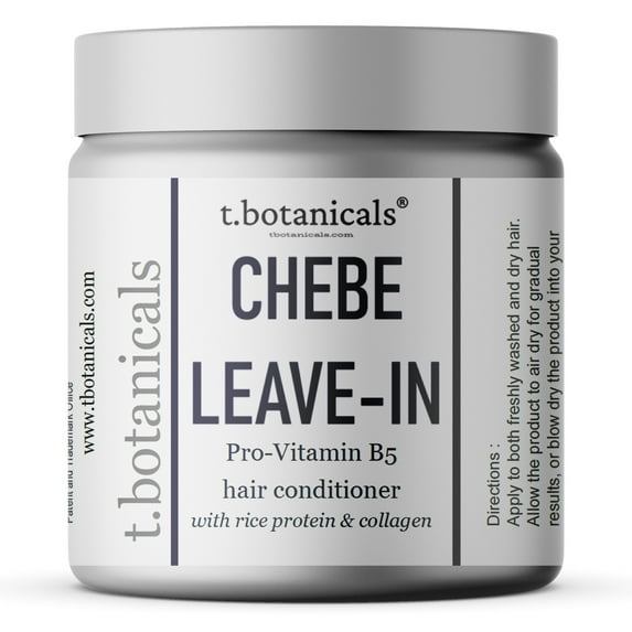 Chebe Leave In Conditioner Hair Growth with Provitamin B5, Thickening Strengthening with Chebe Butter, Chebe Powder, Chebe Oil, Silk Amino Acids, Collagen, 8 oz