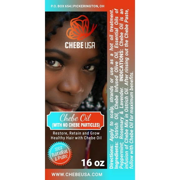 Chebe Oil (With No Chebe Particles - 16oz.)