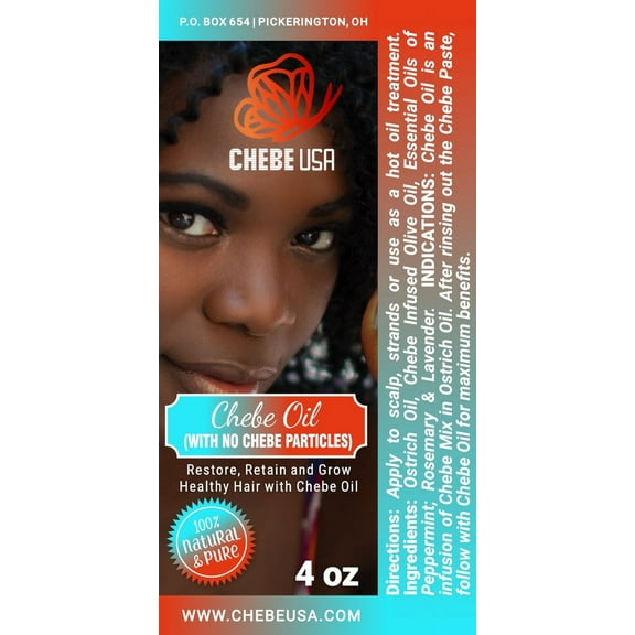 Chebe Oil (With No Chebe Particles - 4oz.)