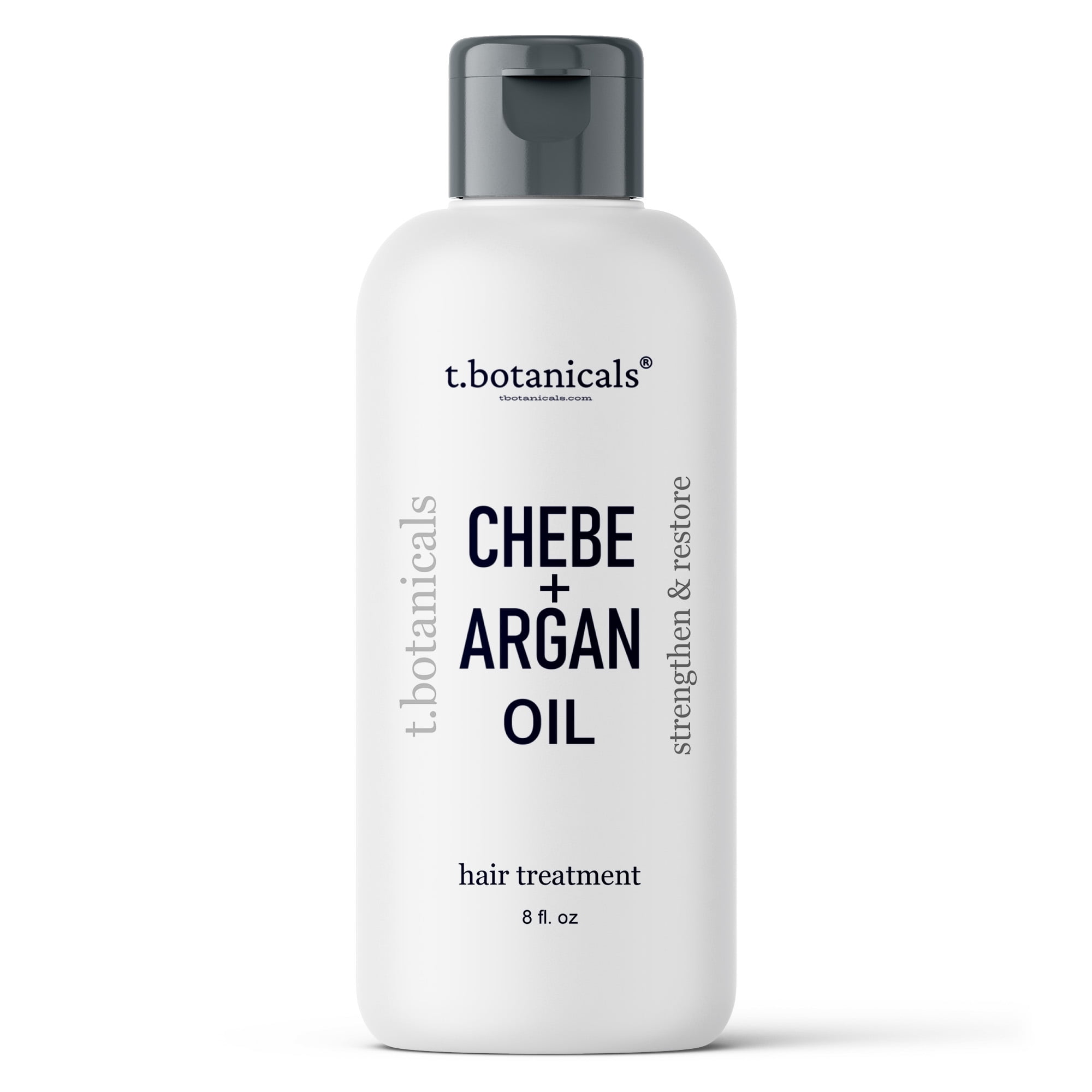 Chebe Oil for Hair Growth, 8 oz. Argan Oil Treatment Hair Thickening Reduce Breakage and Split Ends Prevents Hair Loss with Chebe Powder