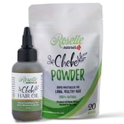 Chebe Powder Super Moisturizing Bundle Pack Starter Kit. Super Moisturizing Chebe Powder and Oil hair growth combo. Chebe Powder Sourced directly from Chad, Africa