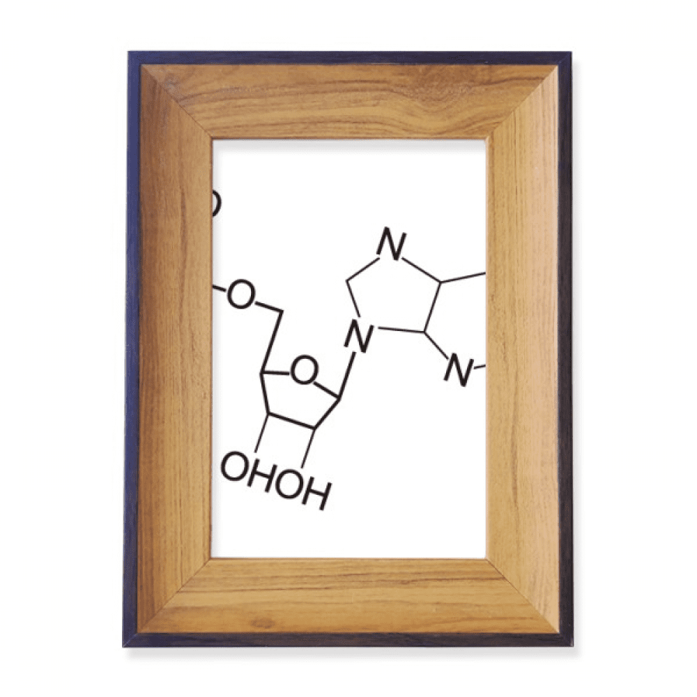 Checal Molecular Structure Illustration Photo Frame Exhibition Display ...