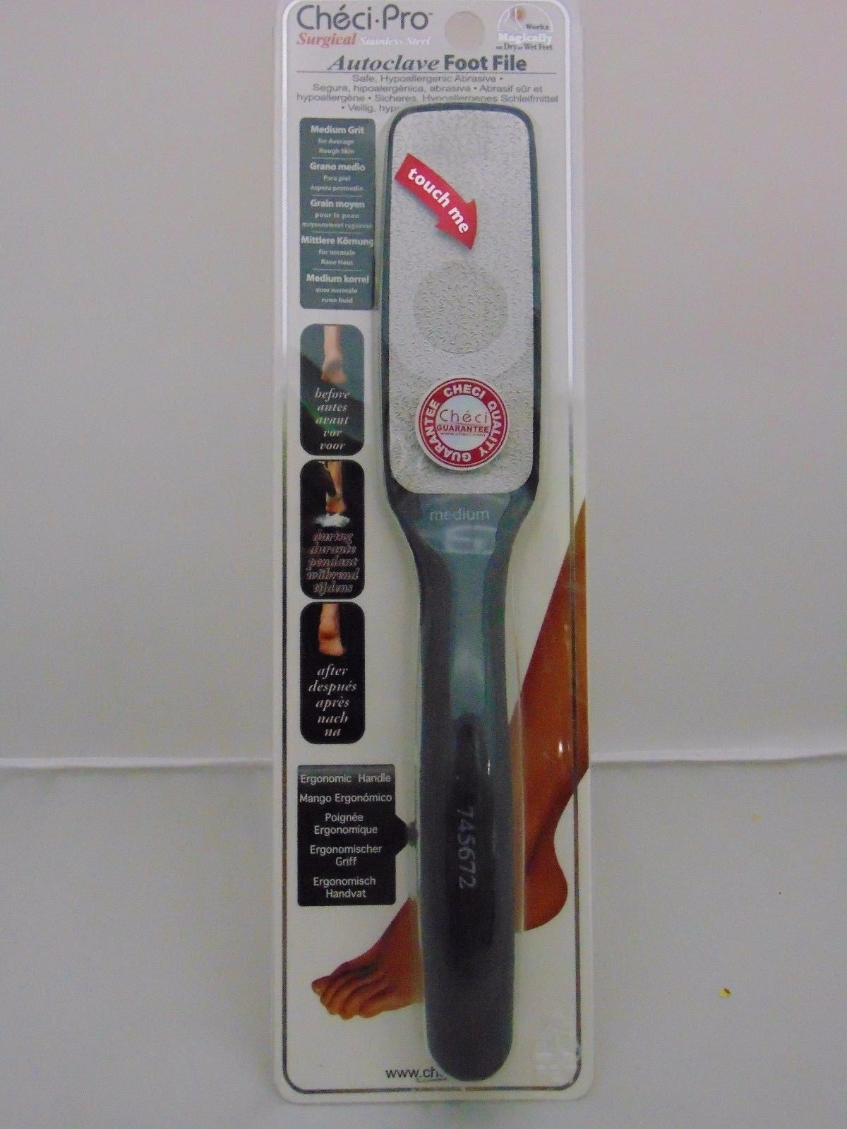 Checi Foot File Carded Nail Files, Medium - Walmart.com