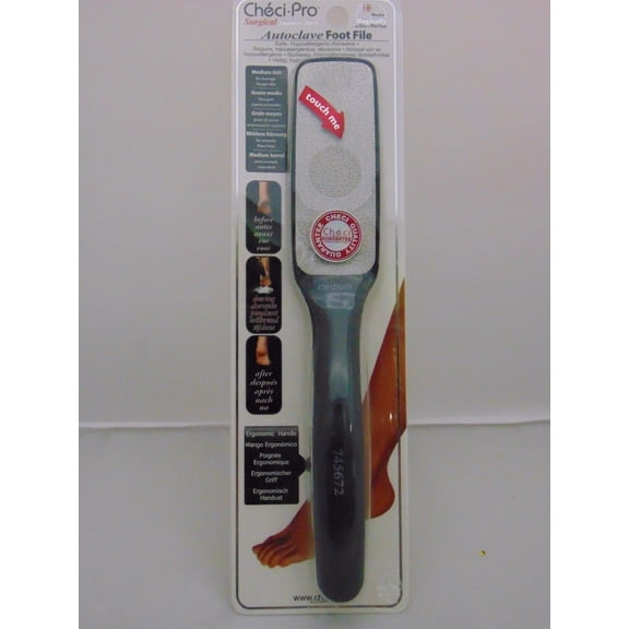 Checi Foot File Carded Nail Files, Medium