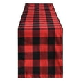 thumbnail image 1 of Check 13X70Inch Black and Red Plaid Table Runner Dinner Table Runners for Party Christmas Events Home Decor, 1 of 5