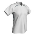 thumbnail image 1 of Check Baseball/Softball Jersey, Women's X-Large, White with Silver Highlights, 1 of 1
