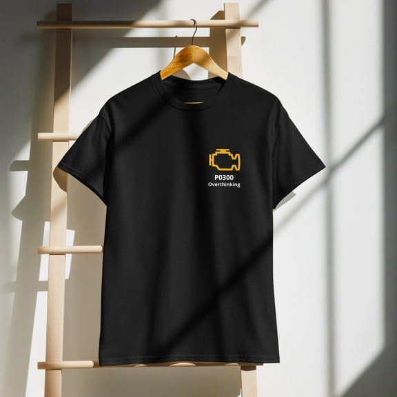 Check Engine – Code P0300: Overthinking T-Shirt (S)