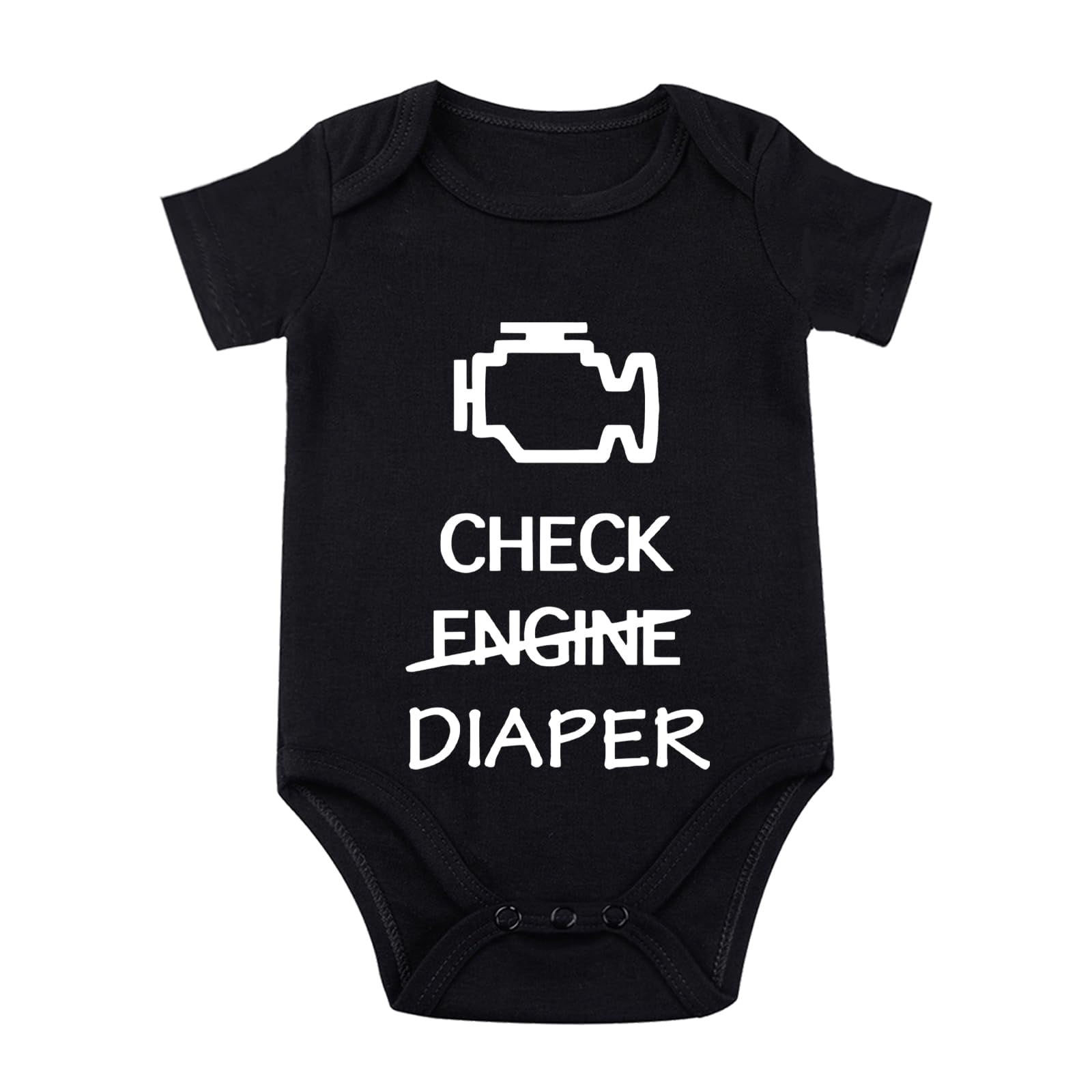 Check Engine Diaper Baby Bodysuit Mechanic Outfit f1 Clothes Baby Race ...