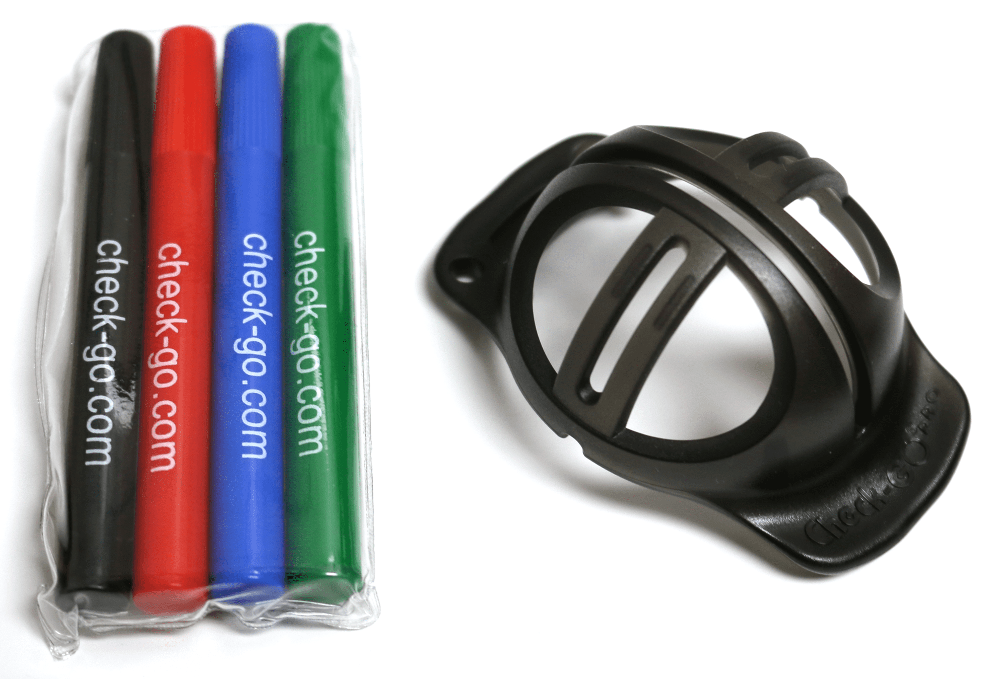 Check Go Ball Liner w/ 4 Color Pens - Golf Marker Alignment Aid ...