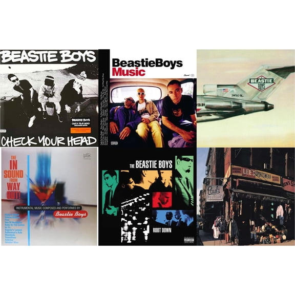Check Your Head & Beastie Boys Music (2LP) & Licensed To Ill (30Th Anniversary Edition) & In Sound From Way Out (180G) & Root Down Ep & Paul's Boutique (2 LP)
