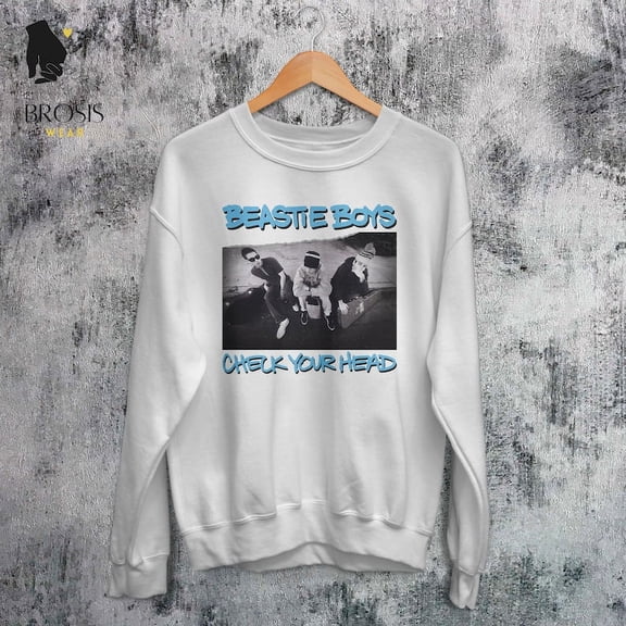 Check Your Head Sweatshirt, Beastie Boys Sweatshirt, Hip Hop Group, Inspired 90's Graphic Shirt, Music Merch, Gifts for Fan,sweatshirts beautiful, Soft and comfortable material.