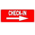 thumbnail image 1 of Check-In Right 13 oz Vinyl Banner With Metal Grommets, 1 of 4