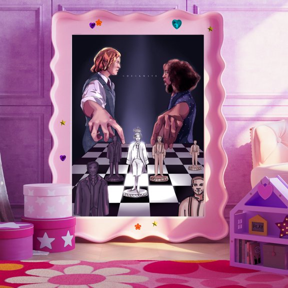 Check Mate Lestat Claudia Vampire Art Print IWTV Poster, Poster Only