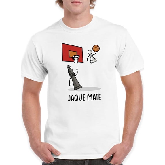 Check, Mate T-Shirt Men -Smartprints Designs, Male Large