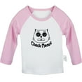thumbnail image 1 of Check Meowt Funny T shirt For Baby, Newborn Babies T-shirts, Infant Tops, 0-24M Kids Graphic Tees Clothing (Long Pink Raglan T-shirt, 12-18 Months), 1 of 4